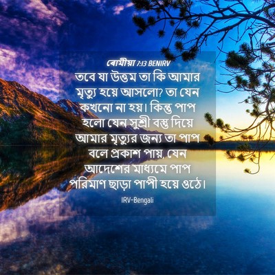 Picture 04 - ৰোমীয়া 7:13 BENIRV - তবে যা উত্তম তা কি - Bible Verse Picture