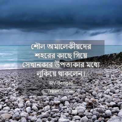 Picture 05 - 1 চমূৱেল 15:5 BENIRV - শৌল অমালেকীয়দের - Bible Verse Picture