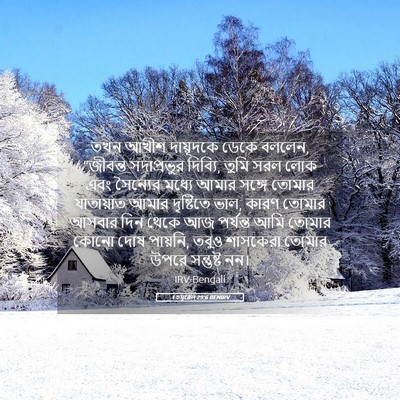 Picture 05 - 1 চমূৱেল 29:6 BENIRV - তখন আখীশ দায়ূদকে - Bible Verse Picture