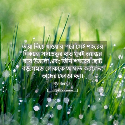 Picture 05 - 1 চমূৱেল 5:9 BENIRV - তারা নিয়ে - Bible Verse Picture