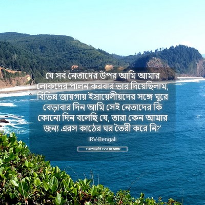 Picture 05 - 1 বংশাৱলি 17:6 BENIRV - যে সব নেতাদের উপর - Bible Verse Picture