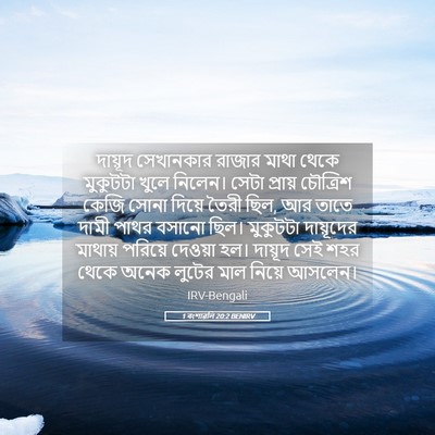 Picture 05 - 1 বংশাৱলি 20:2 BENIRV - দায়ূদ সেখানকার - Bible Verse Picture