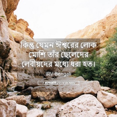Picture 05 - 1 বংশাৱলি 23:14 BENIRV - কিন্তু যেমন - Bible Verse Picture