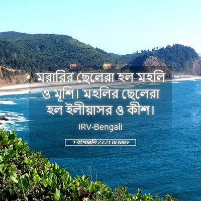 Picture 05 - 1 বংশাৱলি 23:21 BENIRV - মরারির ছেলেরা হল - Bible Verse Picture