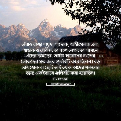 Picture 05 - 1 বংশাৱলি 24:31 BENIRV - এঁরাও রাজা দায়ূদ, - Bible Verse Picture