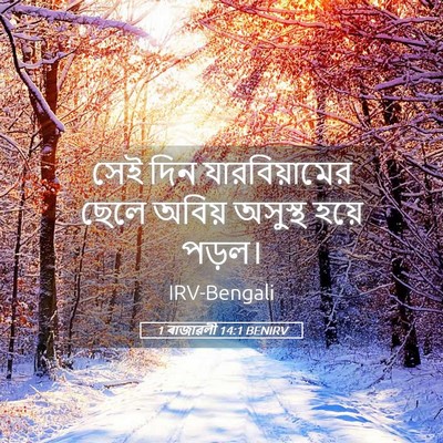 Picture 05 - 1 ৰাজাৱলী 14:1 BENIRV - সেই দিন - Bible Verse Picture