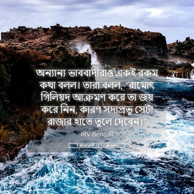 Picture 05 - 1 ৰাজাৱলী 22:12 BENIRV - অন্যান্য - Bible Verse Picture