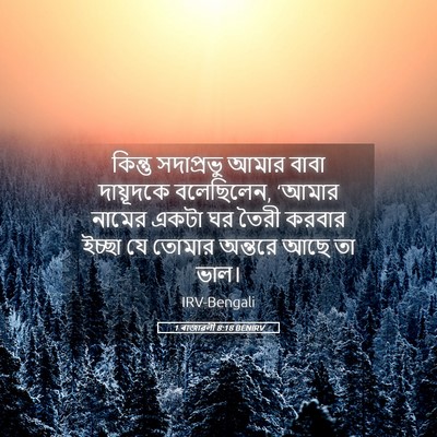Picture 05 - 1 ৰাজাৱলী 8:18 BENIRV - কিন্তু সদাপ্রভু - Bible Verse Picture