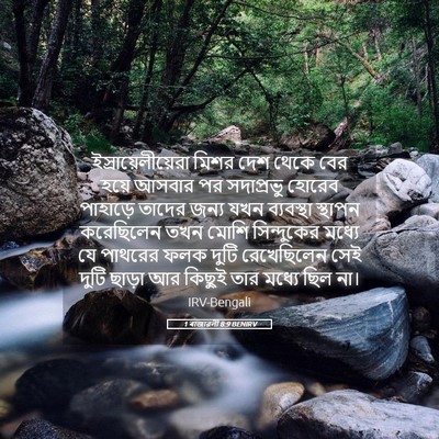 Picture 05 - 1 ৰাজাৱলী 8:9 BENIRV - ইস্রায়েলীয়েরা - Bible Verse Picture
