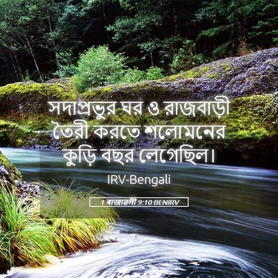 Picture 05 - 1 ৰাজাৱলী 9:10 BENIRV - সদাপ্রভুর ঘর ও - Bible Verse Picture