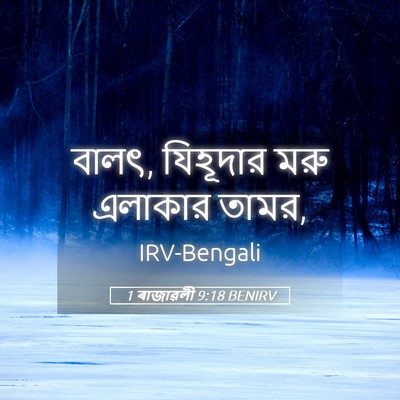 Picture 05 - 1 ৰাজাৱলী 9:18 BENIRV - বালৎ, যিহূদার মরু - Bible Verse Picture