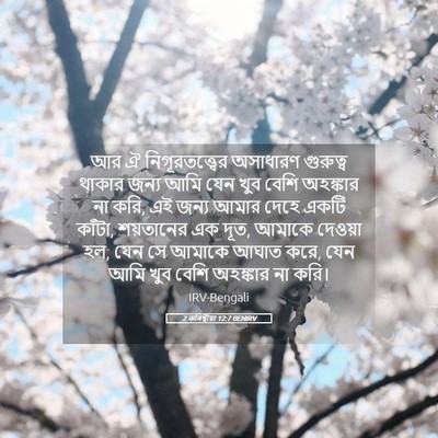 Picture 05 - 2 কৰিন্থীয়া 12:7 BENIRV - আর ঐ - Bible Verse Picture