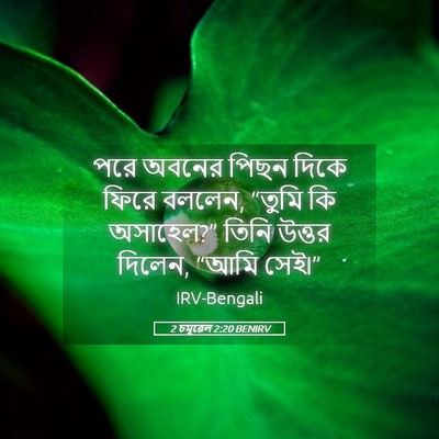 Picture 05 - 2 চমূৱেল 2:20 BENIRV - পরে অবনের পিছন - Bible Verse Picture