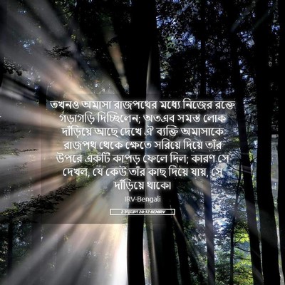 Picture 05 - 2 চমূৱেল 20:12 BENIRV - তখনও অমাসা - Bible Verse Picture