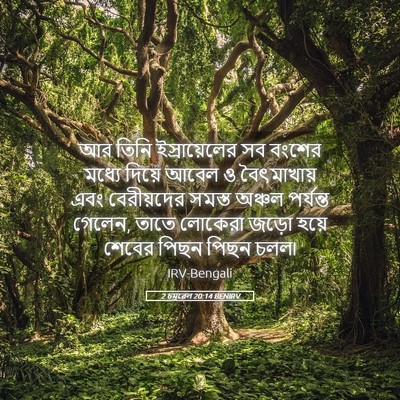 Picture 05 - 2 চমূৱেল 20:14 BENIRV - আর তিনি - Bible Verse Picture