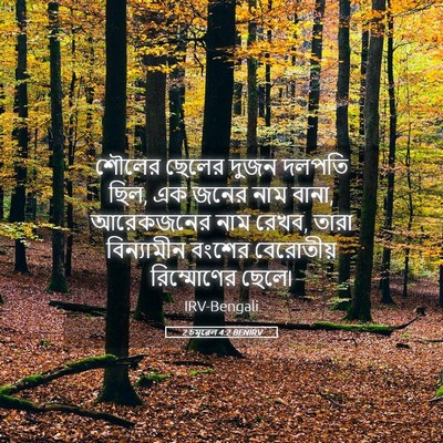 Picture 05 - 2 চমূৱেল 4:2 BENIRV - শৌলের ছেলের দুজন - Bible Verse Picture