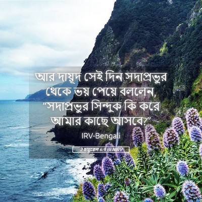 Picture 05 - 2 চমূৱেল 6:9 BENIRV - আর দায়ূদ সেই দিন - Bible Verse Picture