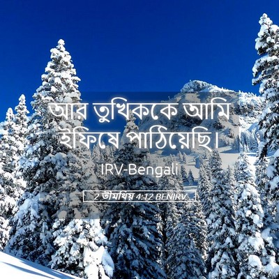 Picture 05 - 2 তীমথিয় 4:12 BENIRV - আর তুখিককে আমি - Bible Verse Picture