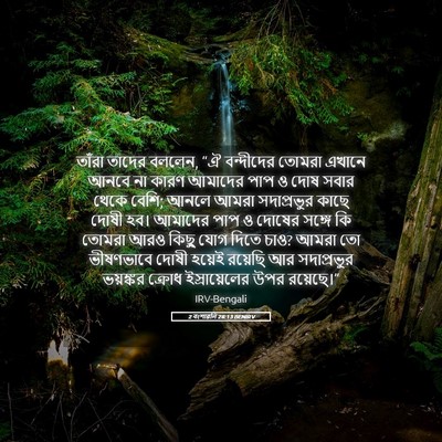 Picture 05 - 2 বংশাৱলি 28:13 BENIRV - তাঁরা তাদের বললেন, - Bible Verse Picture