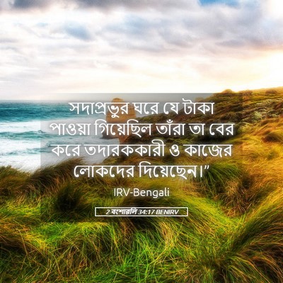Picture 05 - 2 বংশাৱলি 34:17 BENIRV - সদাপ্রভুর ঘরে যে - Bible Verse Picture