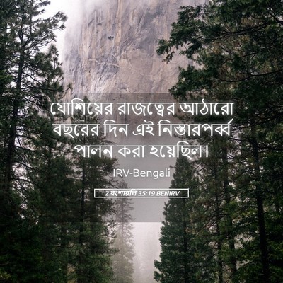 Picture 05 - 2 বংশাৱলি 35:19 BENIRV - যোশিয়ের রাজত্বের - Bible Verse Picture