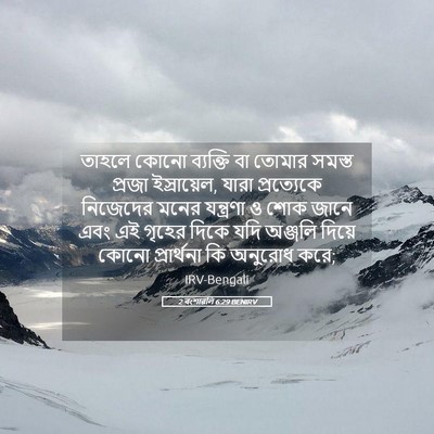 Picture 05 - 2 বংশাৱলি 6:29 BENIRV - তাহলে কোনো - Bible Verse Picture