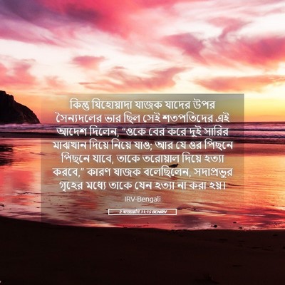 Picture 05 - 2 ৰাজাৱলি 11:15 BENIRV - কিন্তু যিহোয়াদা - Bible Verse Picture