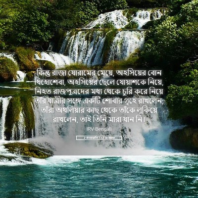 Picture 05 - 2 ৰাজাৱলি 11:2 BENIRV - কিন্তু রাজা - Bible Verse Picture