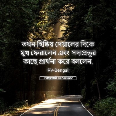 Picture 05 - 2 ৰাজাৱলি 20:2 BENIRV - তখন হিষ্কিয় - Bible Verse Picture