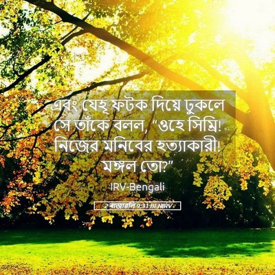 Picture 05 - 2 ৰাজাৱলি 9:31 BENIRV - এবং যেহূ ফটক দিয়ে - Bible Verse Picture