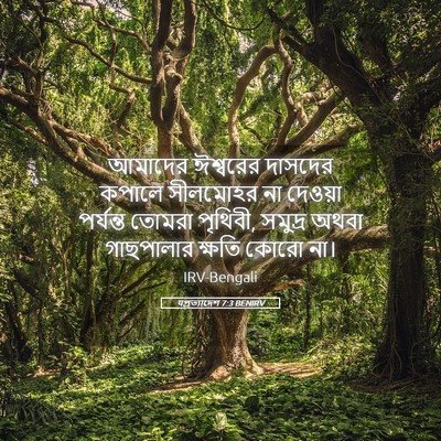 Picture 05 - पপ্রত্যাদেশ 7:3 BENIRV - আমাদের ঈশ্বরের - Bible Verse Picture
