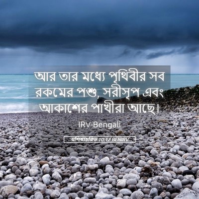 Picture 05 - पশিষ্যচরিত 10:12 BENIRV - আর তার মধ্যে - Bible Verse Picture