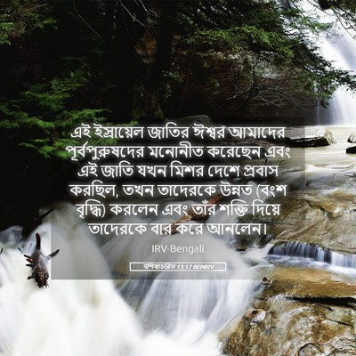 Picture 05 - पশিষ্যচরিত 13:17 BENIRV - এই ইস্রায়েল - Bible Verse Picture