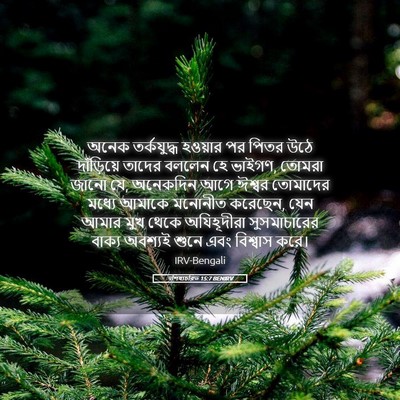 Picture 05 - पশিষ্যচরিত 15:7 BENIRV - অনেক তর্কযুদ্ধ - Bible Verse Picture