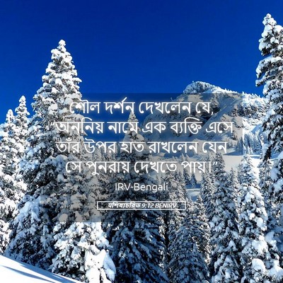 Picture 05 - पশিষ্যচরিত 9:12 BENIRV - শৌল দর্শন দেখলেন - Bible Verse Picture