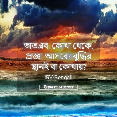 Picture 05 - ইয়োব 28:20 BENIRV - অতএব, কোথা থেকে, - Bible Verse Picture