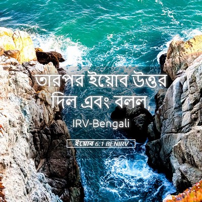 Picture 05 - ইয়োব 6:1 BENIRV - তারপর ইয়োব উত্তর - Bible Verse Picture