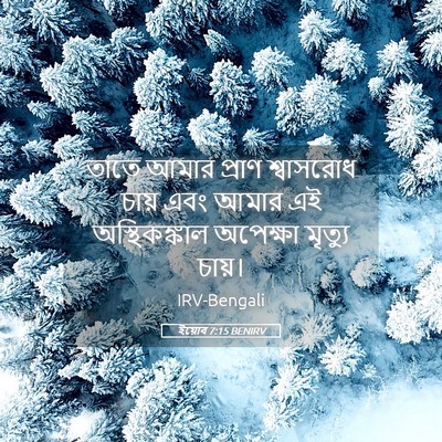 Picture 05 - ইয়োব 7:15 BENIRV - তাতে আমার প্রাণ - Bible Verse Picture
