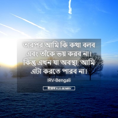 Picture 05 - ইয়োব 9:35 BENIRV - তারপর আমি কি কথা - Bible Verse Picture