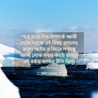 Picture 05 - ইষ্টেৰ 1:13 BENIRV - পরে রাজা দিন - Bible Verse Picture