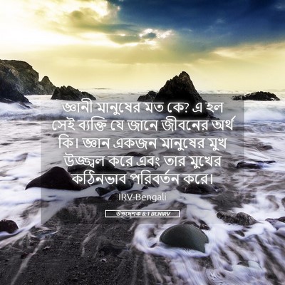 Picture 05 - উপদেশক 8:1 BENIRV - জ্ঞানী মানুষের মত - Bible Verse Picture