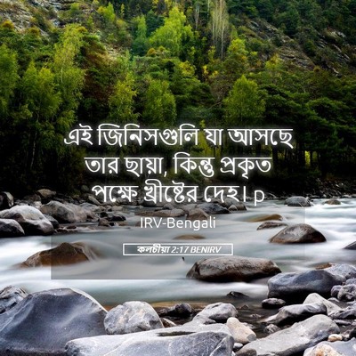 Picture 05 - কলচীয়া 2:17 BENIRV - এই জিনিসগুলি যা - Bible Verse Picture