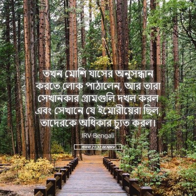 Picture 05 - গননা 21:32 BENIRV - তখন মোশি যাসের - Bible Verse Picture