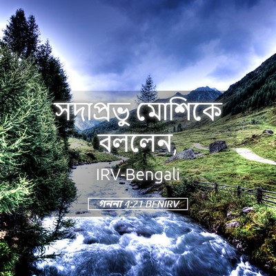 Picture 05 - গননা 4:21 BENIRV - সদাপ্রভু মোশিকে - Bible Verse Picture