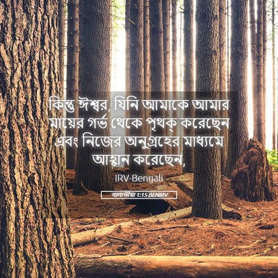Picture 05 - গালাতীয়া 1:15 BENIRV - কিন্তু ঈশ্বর, যিনি - Bible Verse Picture