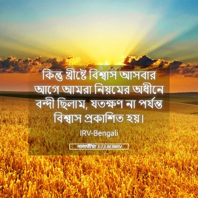 Picture 05 - গালাতীয়া 3:23 BENIRV - কিন্তু খ্রীষ্টে - Bible Verse Picture