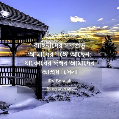 Picture 05 - গীতমালা 46:7 BENIRV - বাহিনীদের - Bible Verse Picture