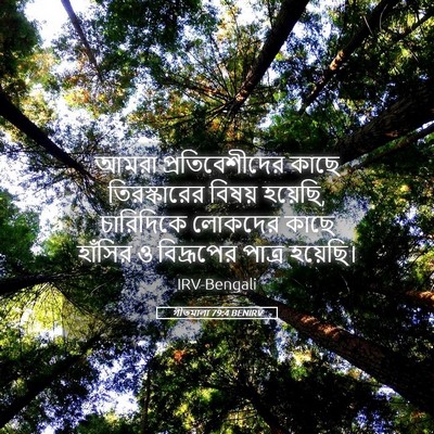 Picture 05 - গীতমালা 79:4 BENIRV - আমরা প্রতিবেশীদের - Bible Verse Picture
