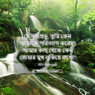 Picture 05 - গীতমালা 88:14 BENIRV - হে সদাপ্রভুু, তুমি - Bible Verse Picture