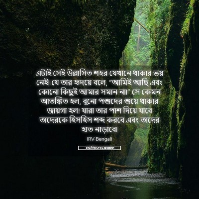 Picture 05 - চফনিয়া 2:15 BENIRV - এটাই সেই উল্লাসিত - Bible Verse Picture